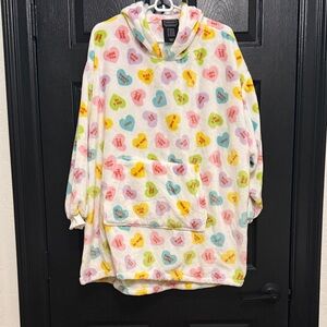 Cozy Heart Print Women's Sweater